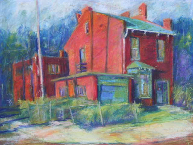 Red House 18" x 24"