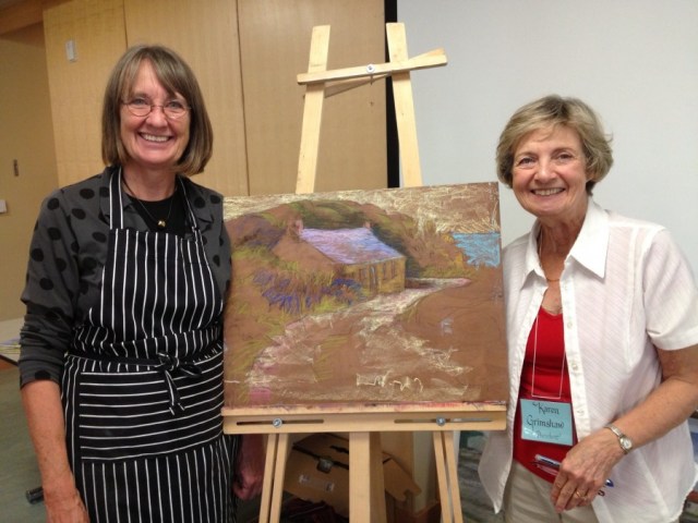 I'm with Karen Grimshaw, president of the MGA following my presentation and brief demonstration.