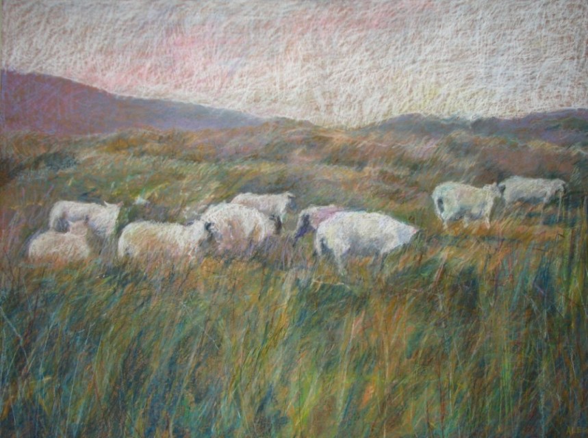 Gathering Flock 36 x 48