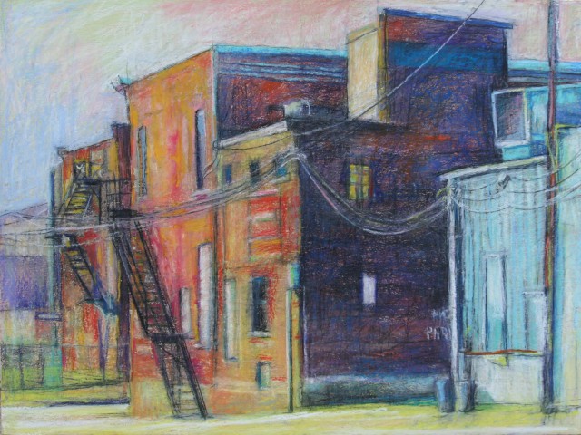 Fire Escapes 18" x 24" SOLD