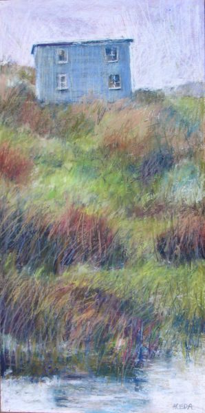 Blue House, Keels 12" x 14" SOLD