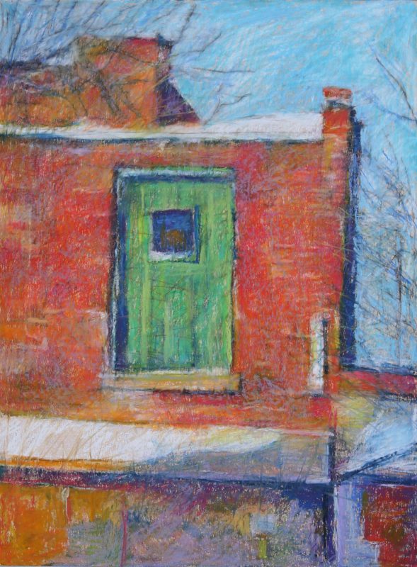 Green Door, Cannon 18" x 24" SOLD